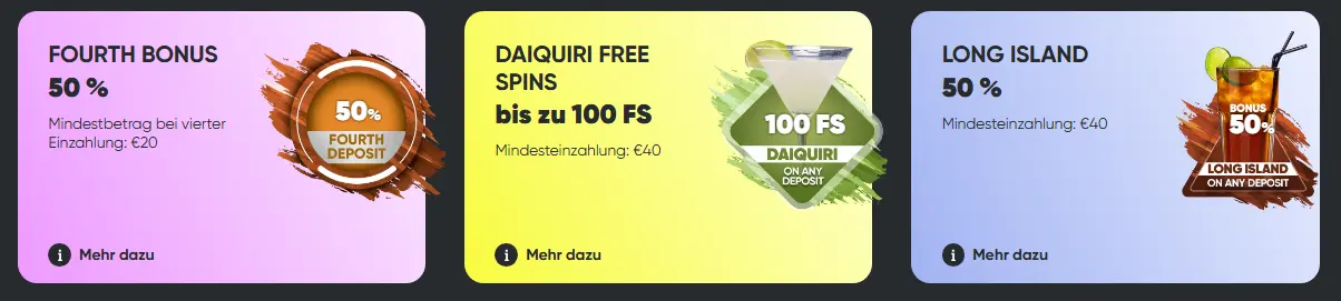 Willkommensbonus – Angebot für die erste Registrierung und die erste Einzahlung